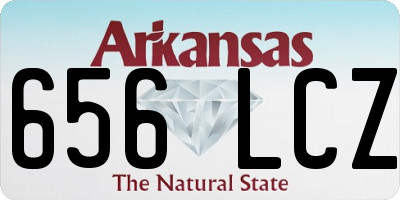 AR license plate 656LCZ