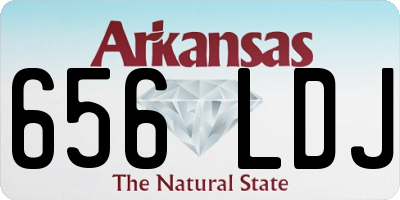 AR license plate 656LDJ