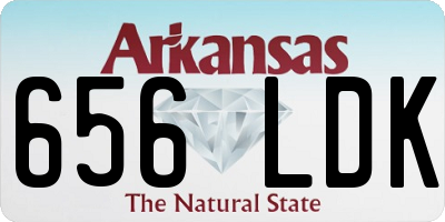 AR license plate 656LDK