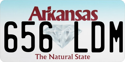 AR license plate 656LDM