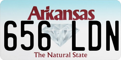 AR license plate 656LDN