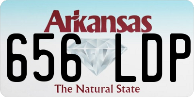 AR license plate 656LDP