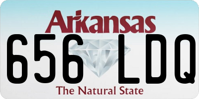 AR license plate 656LDQ