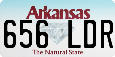 AR license plate 656LDR