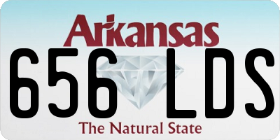 AR license plate 656LDS