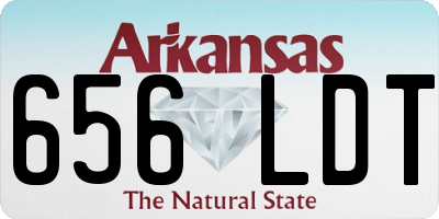 AR license plate 656LDT