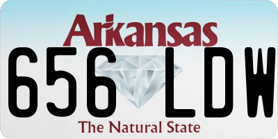 AR license plate 656LDW