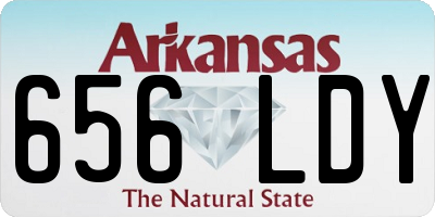 AR license plate 656LDY