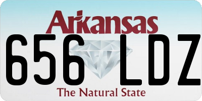 AR license plate 656LDZ