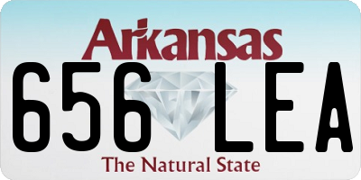 AR license plate 656LEA