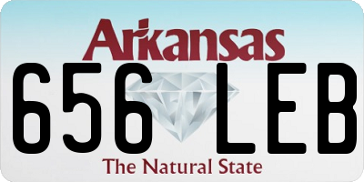 AR license plate 656LEB