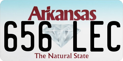 AR license plate 656LEC