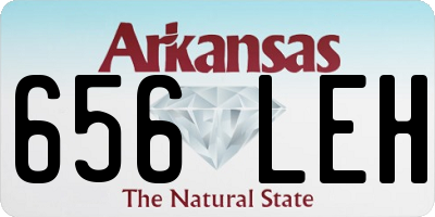 AR license plate 656LEH