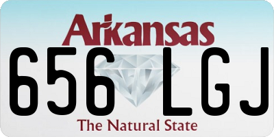 AR license plate 656LGJ