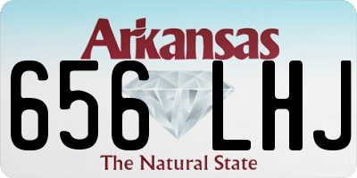 AR license plate 656LHJ