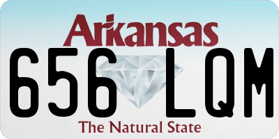 AR license plate 656LQM