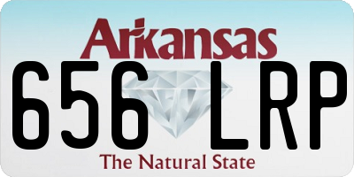 AR license plate 656LRP