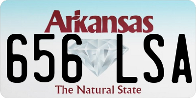 AR license plate 656LSA