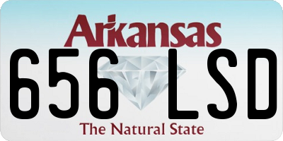 AR license plate 656LSD