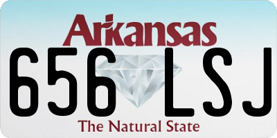 AR license plate 656LSJ
