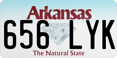 AR license plate 656LYK