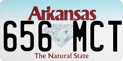 AR license plate 656MCT