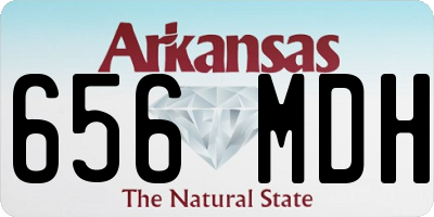 AR license plate 656MDH