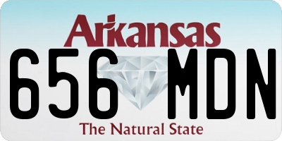 AR license plate 656MDN