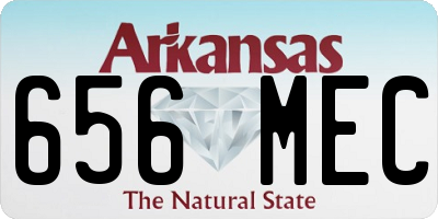 AR license plate 656MEC