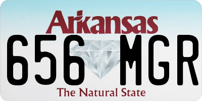 AR license plate 656MGR