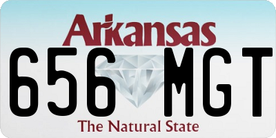 AR license plate 656MGT