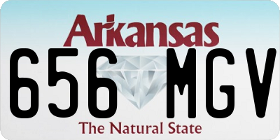 AR license plate 656MGV