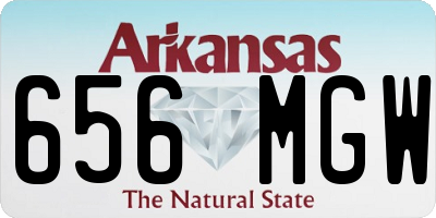 AR license plate 656MGW