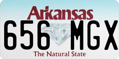 AR license plate 656MGX