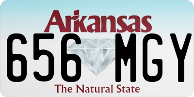 AR license plate 656MGY