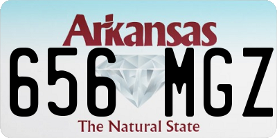 AR license plate 656MGZ