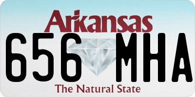 AR license plate 656MHA