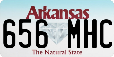 AR license plate 656MHC