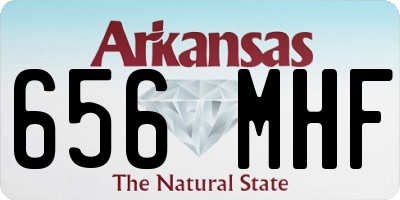 AR license plate 656MHF
