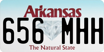 AR license plate 656MHH