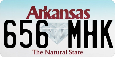 AR license plate 656MHK