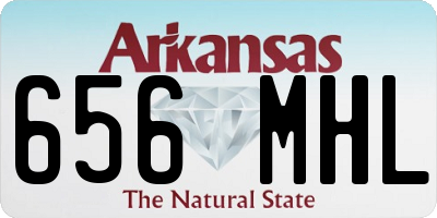 AR license plate 656MHL