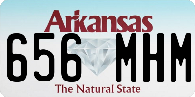 AR license plate 656MHM