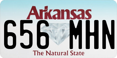 AR license plate 656MHN