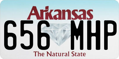 AR license plate 656MHP