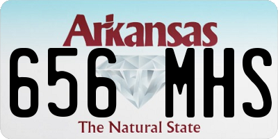 AR license plate 656MHS