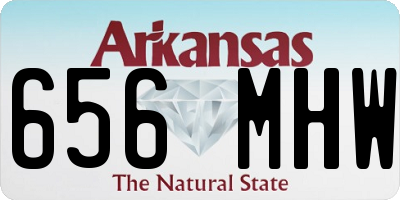 AR license plate 656MHW