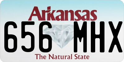 AR license plate 656MHX