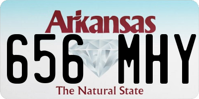 AR license plate 656MHY
