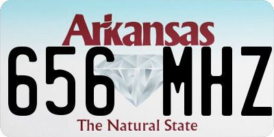 AR license plate 656MHZ